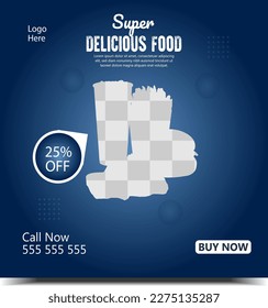 Social Media Food Banner Template