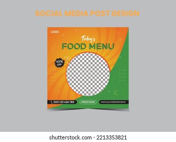 Social Media Food Menu Story Template, Pizza Sale