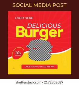 Social Media Food Post Design 