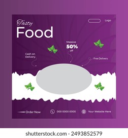 Social Media Food Post, die Sie hungrig machen wird