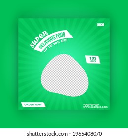 Social Media Food Sale Template