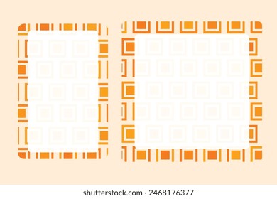 Social media frame with a summer theme for your graphic resource