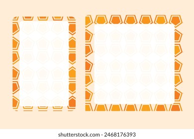 Social media frame with a summer theme for your graphic resource