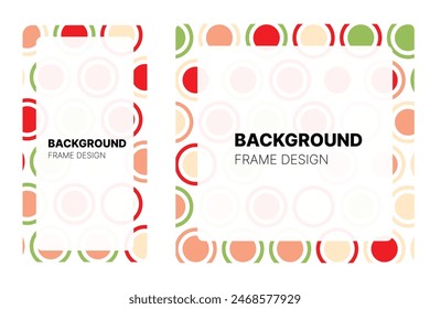 Social media frame with Watermelon theme Color for your graphic resource