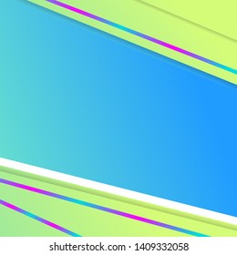 Social Media Gradient Background For Web Banner, Post, Feed, Template Vector