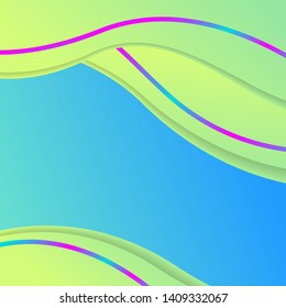 Social Media Gradient Background For Web Banner, Post, Feed, Template Vector