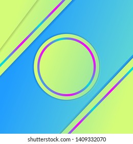Social Media Gradient Background For Web Banner, Post, Feed, Template Vector
