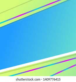 Social Media Gradient Background For Web Banner. Post, Feed. Template Vector.