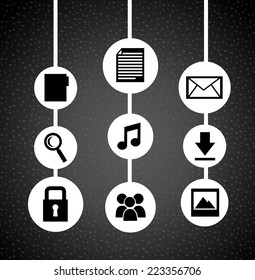 social media graphic design , vector illustration