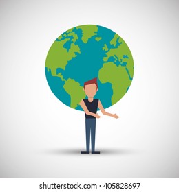 Social media graphic design, vector illustration
