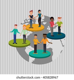 Social media graphic design, vector illustration