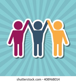 Social media graphic design, vector illustration