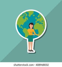 Social media graphic design, vector illustration