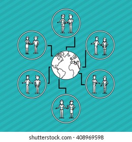 Social media graphic design, vector illustration