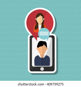 social media graphic design, vector illustration
