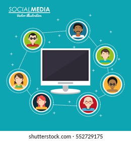 social media group interaction computer digital