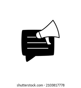 Social Media Icon in black flat glyph, filled style isolated on white background