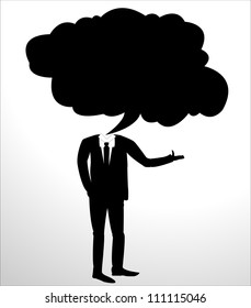 Social media icon. Concept vector people. Business chat.