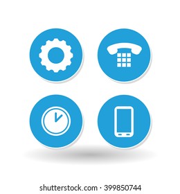 Social media icon design, vector illustration