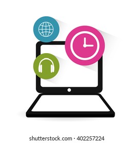 Social media icon design , vector illustration