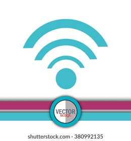 social media icon design - wifi symbol