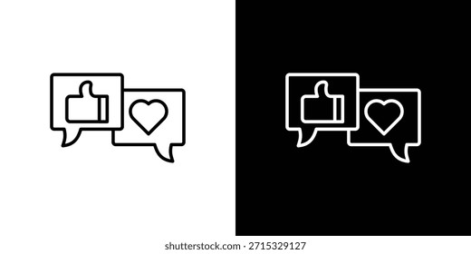 Social media icon editable concept. editable vector stroke symbols