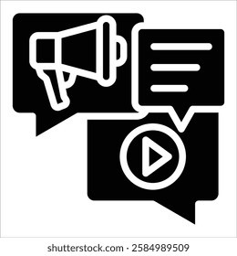Social Media Icon Element For Design