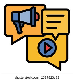 Social Media Icon Element For Design
