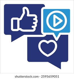 Social Media Icon Element For Design