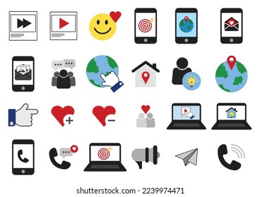 vector de icono de medios sociales