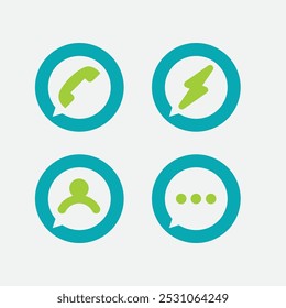 social media icon logo and media design sign vector ilustration