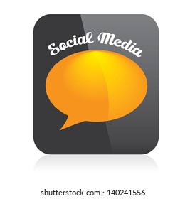 Social media icon. social media marketing abstract concept. network background.