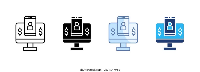 Social Media Icon Set Multiple Style Collection