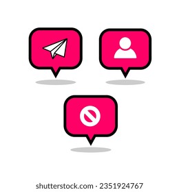 Social media icon set vector