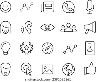 Diseño vectorial de conjunto de iconos de medios sociales