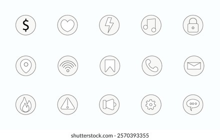 
Social media icon set vector design for use.