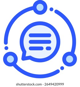 Social Media icon symbol. Vector illustration