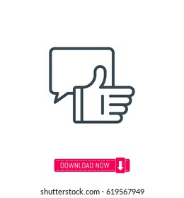Social media icon, vector