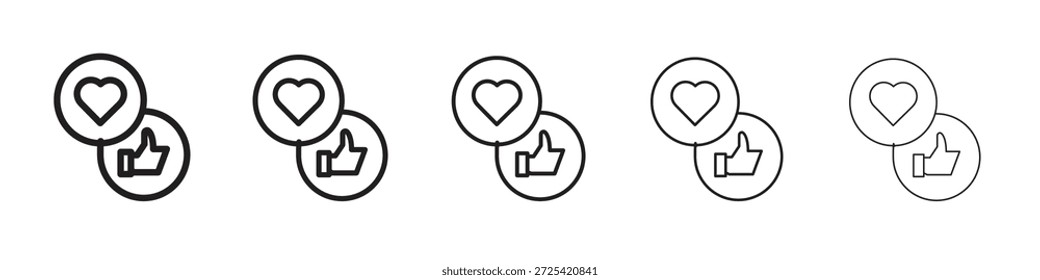 Symbol für soziale Medien, Vektordesign-Element, Vektor eps 10