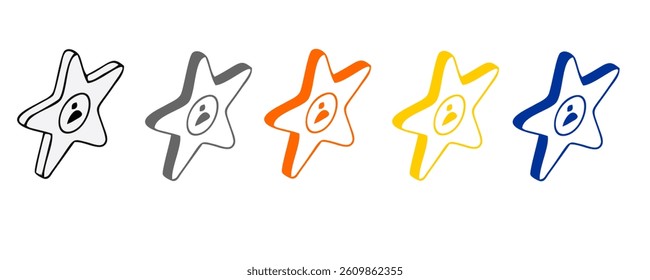 Social media icon vector. notification, like, comment, share symbol vector illustration