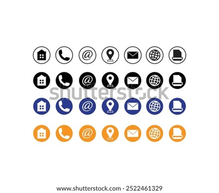 Social media icon vector set