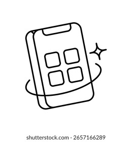 social media icon with white background vector stock illustration