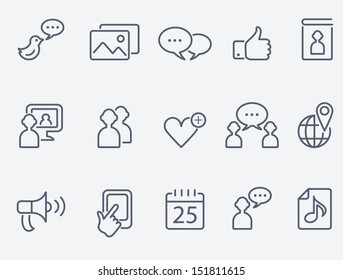 social media icons