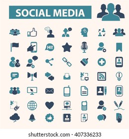 social media icons

