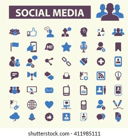 social media icons
