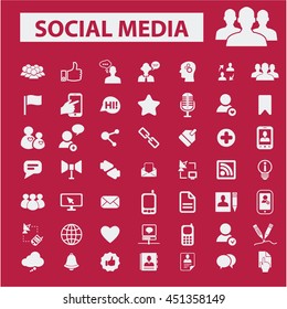 social media icons