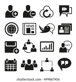 social media icons