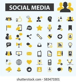 social media icons