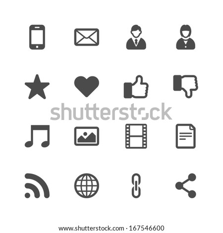 Social media icons