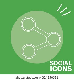 social media icons design, vector illustration eps10 graphic 